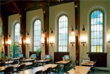 Picture: Library reading room in the former Andrews' Chapel.