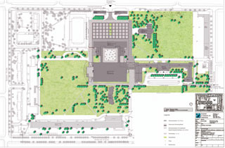 Bild: Übersichtsplan zur Gestaltung der Außenanlagen